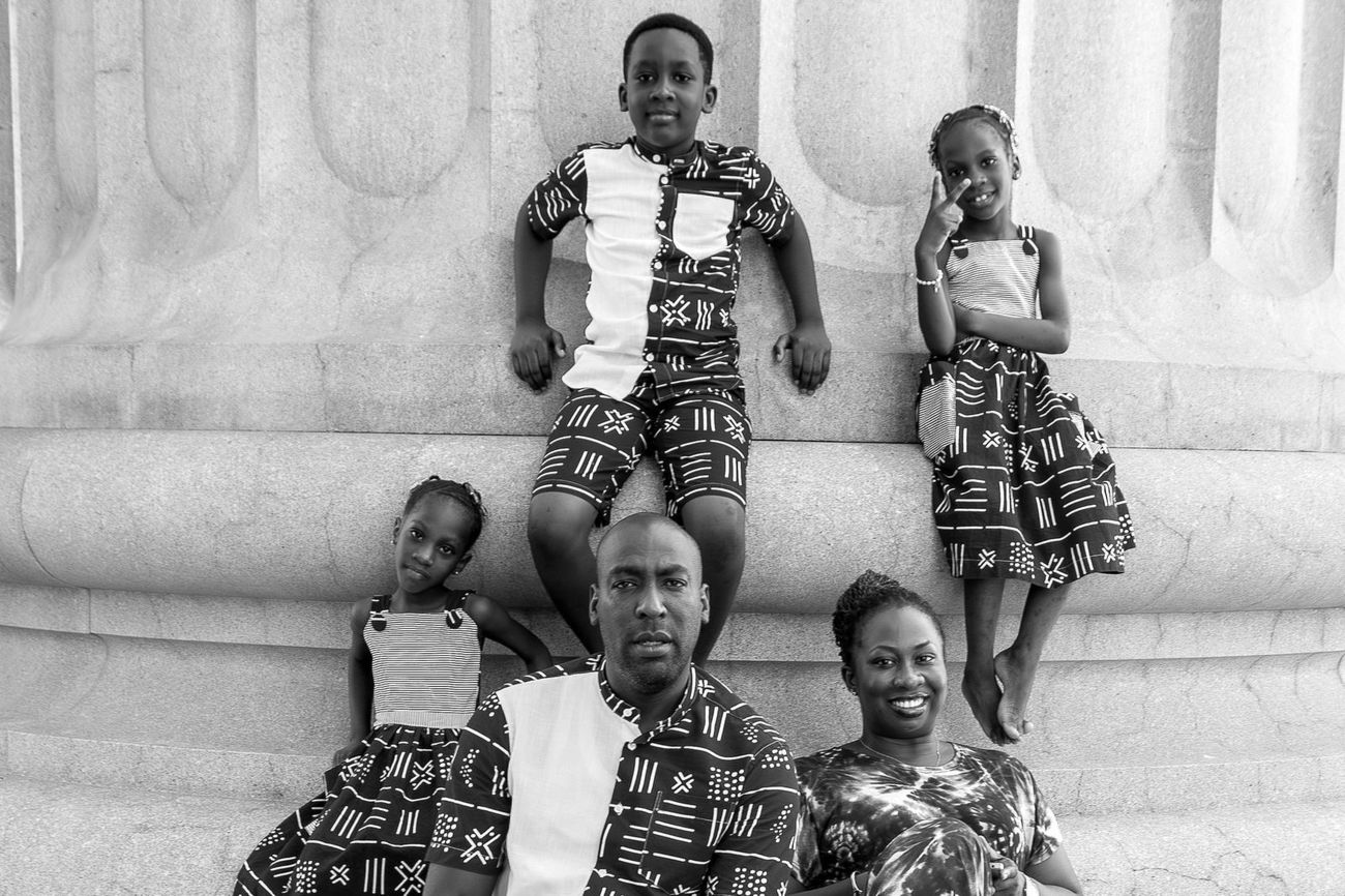 Family session outdoors